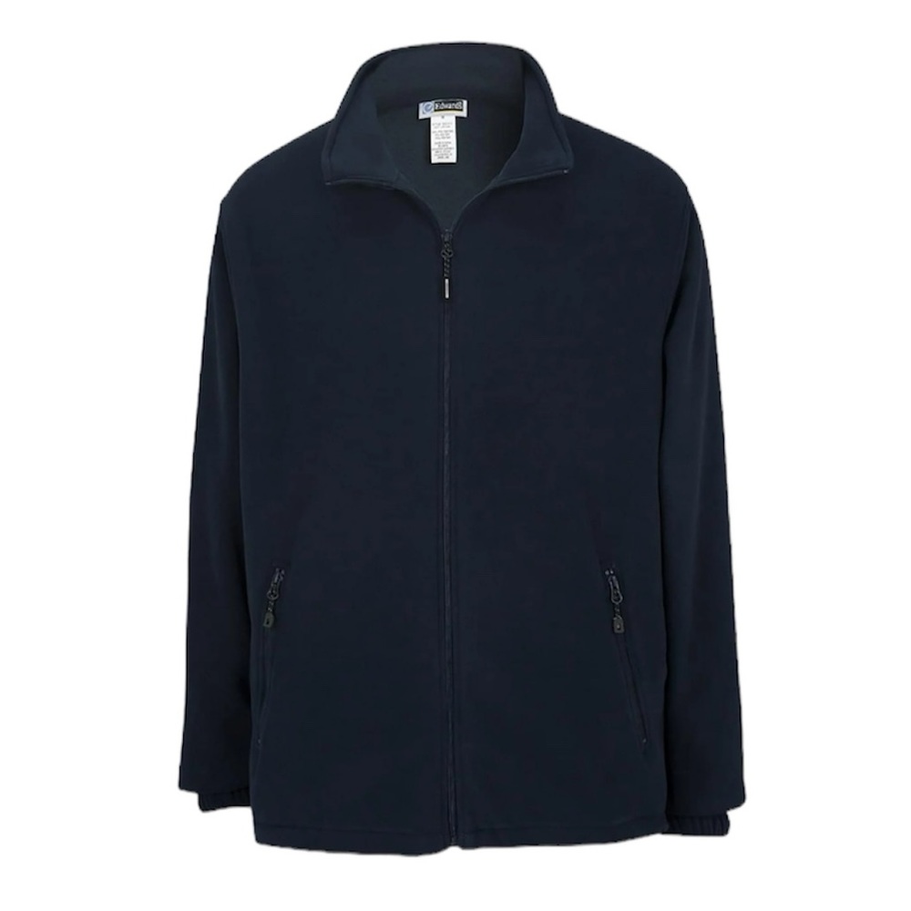 New Edward's Micro-fleece Navy Sweater Size XL